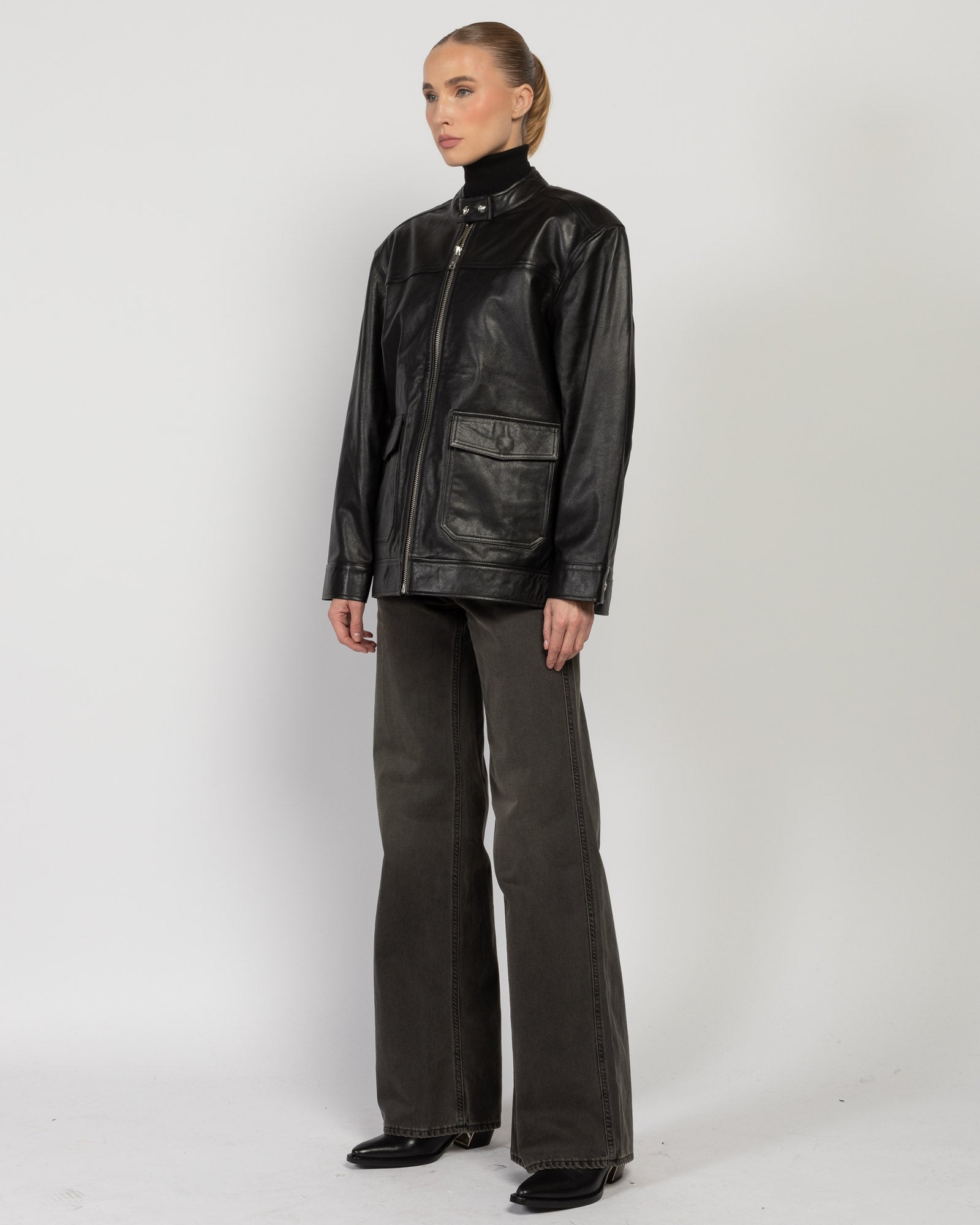Anine bing vintage leather jacket outlet