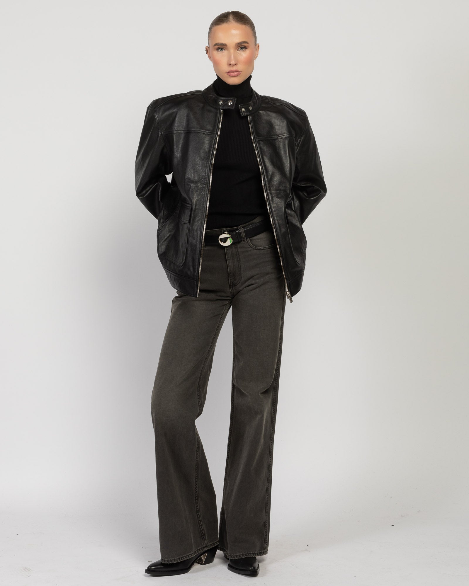 Anine bing vintage leather jacket hotsell