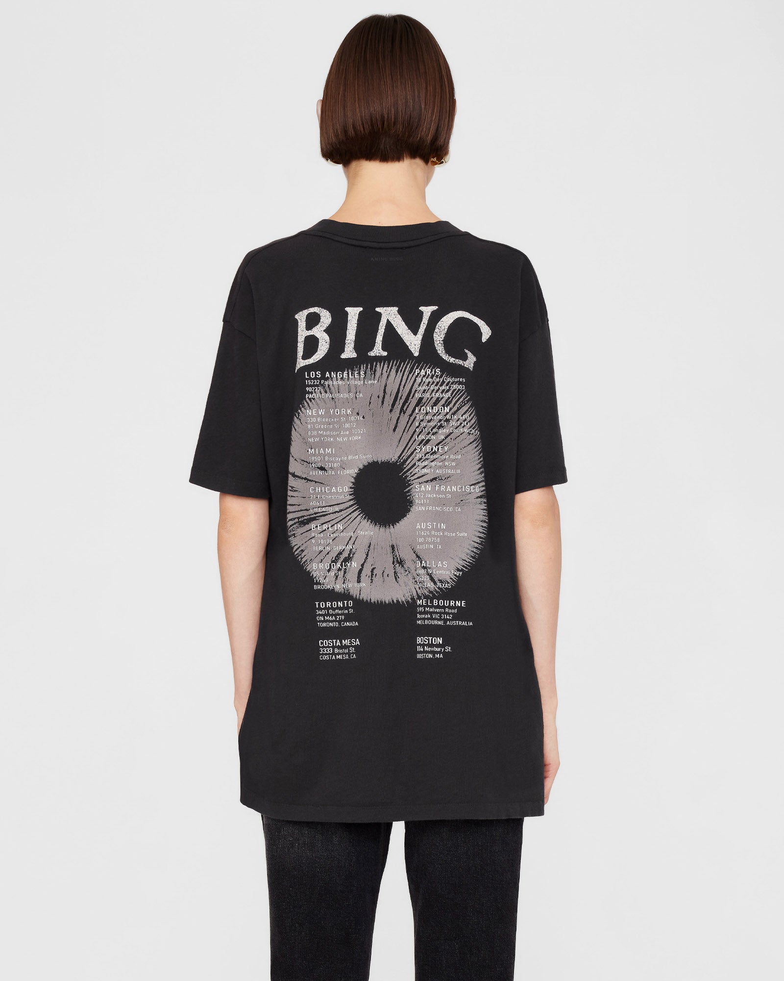 ANINE BING Walker Band T Shirt TNT The New Trend Shop Luxury Fashion High End Designer Brands tntfashion