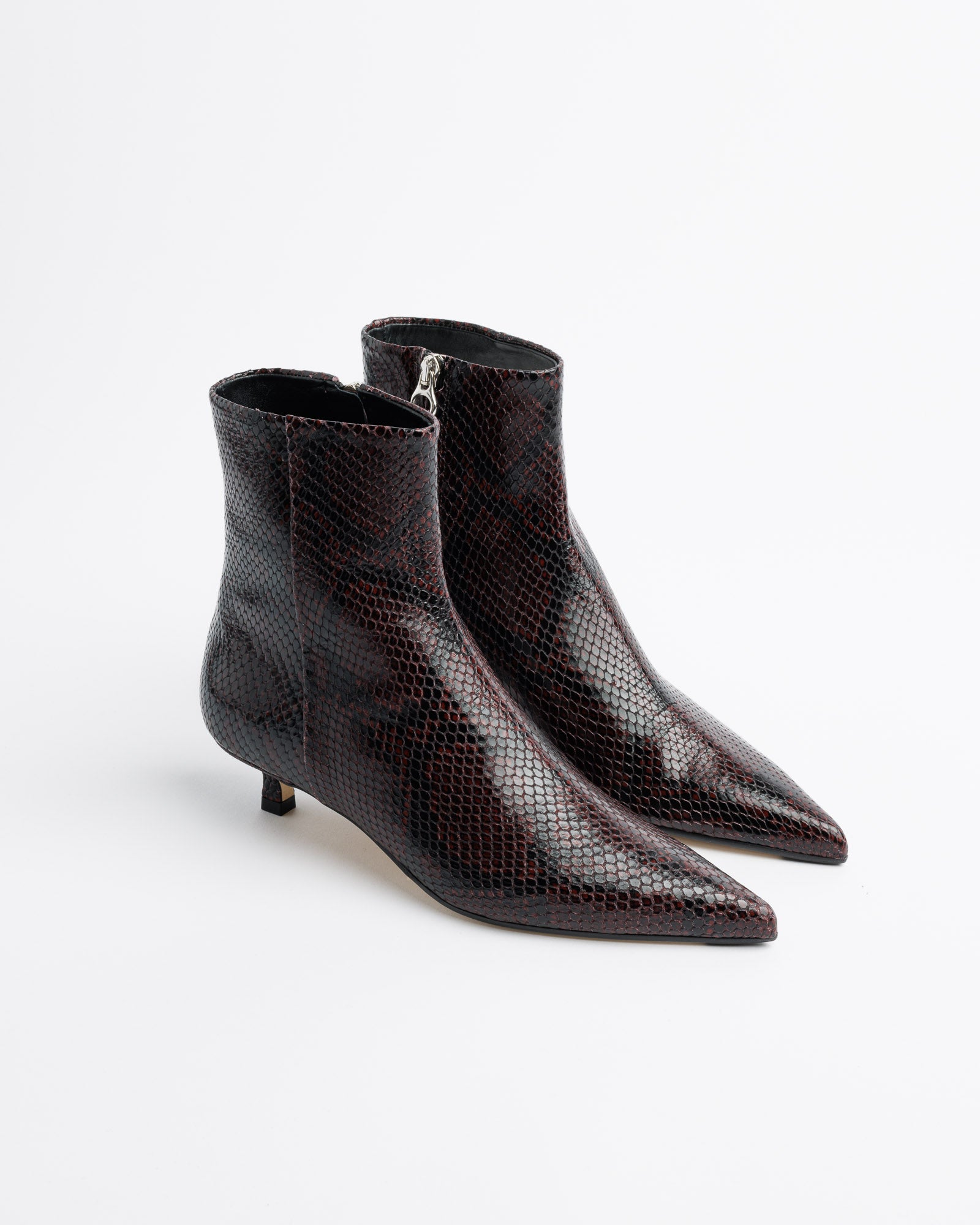 Sofie Snake Print Bootie