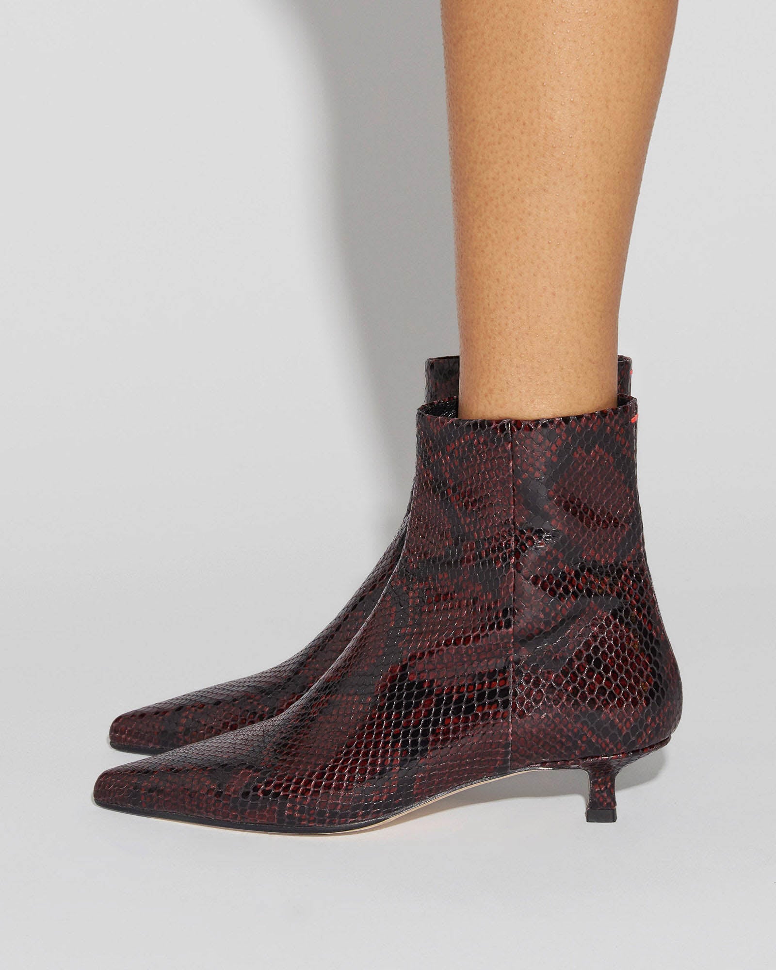 Sofie Snake Print Bootie