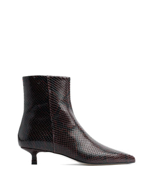 Sofie Snake Print Bootie