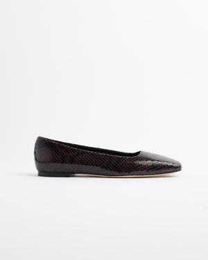 Matti Snake Print Flats