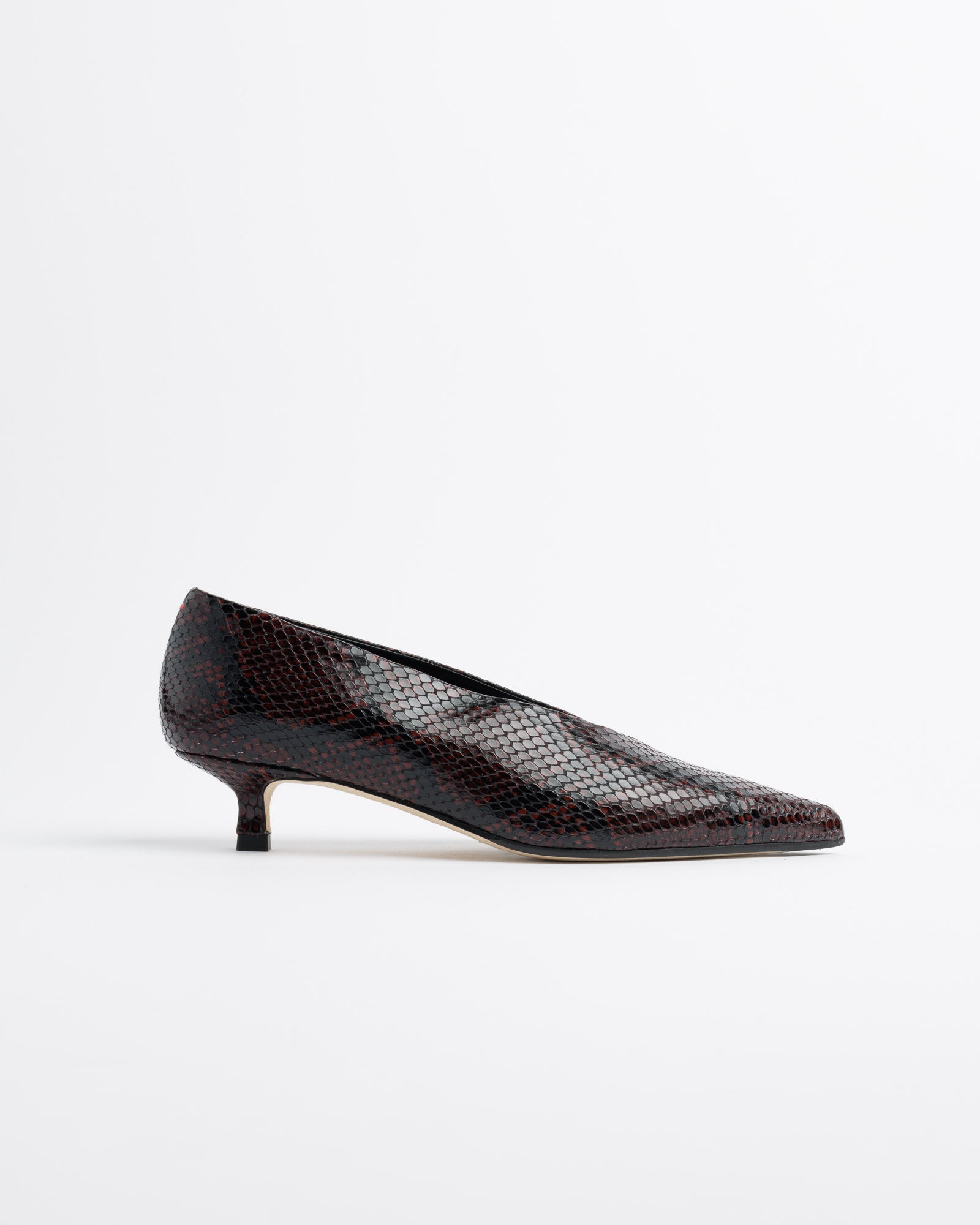 Clara Snake Print Heel