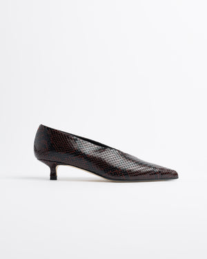 Clara Snake Print Heel