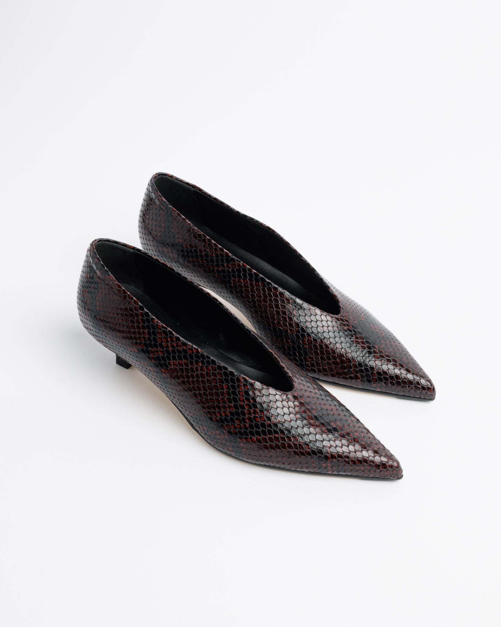 Clara Snake Print Heel