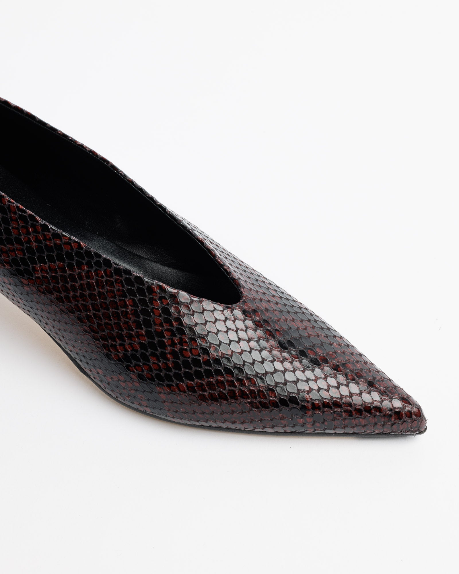 Clara Snake Print Heel