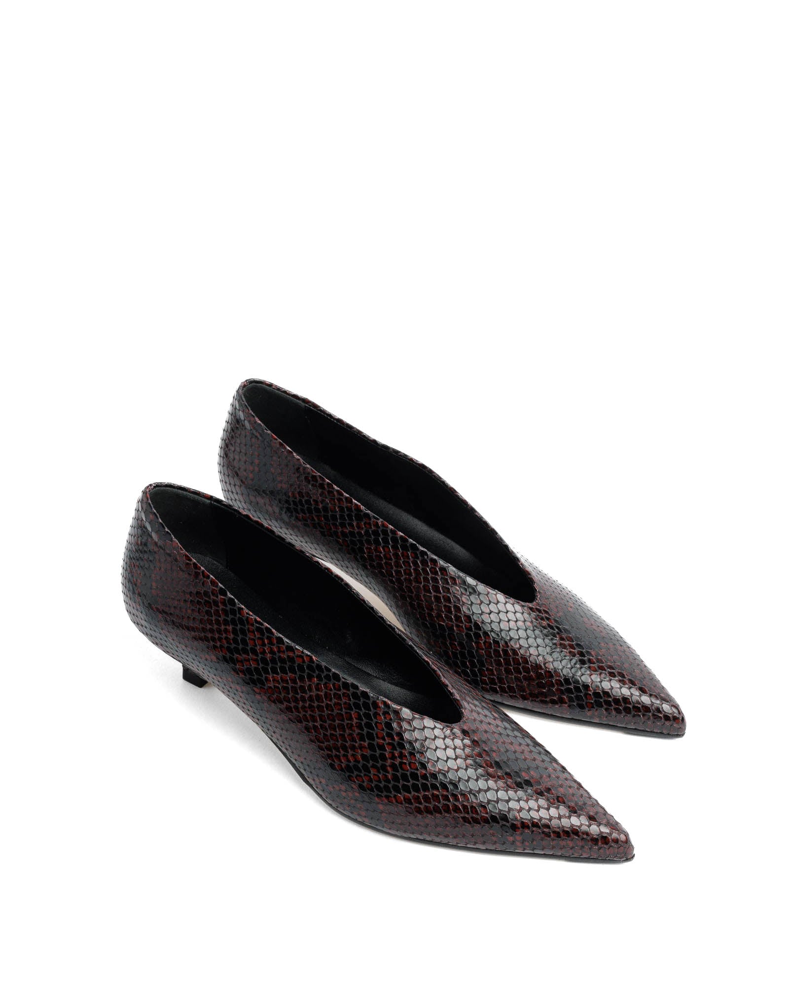 Clara Snake Print Heel