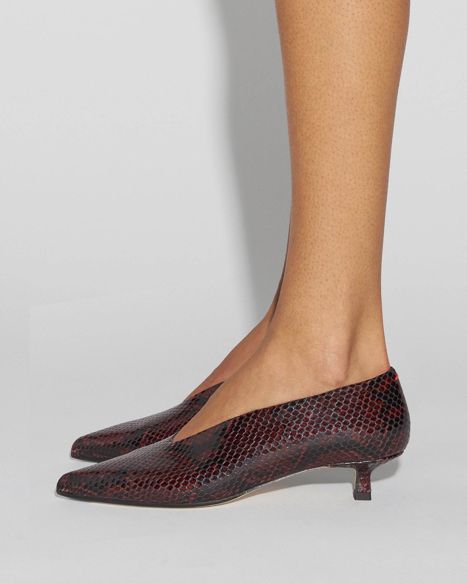 Clara Snake Print Heel