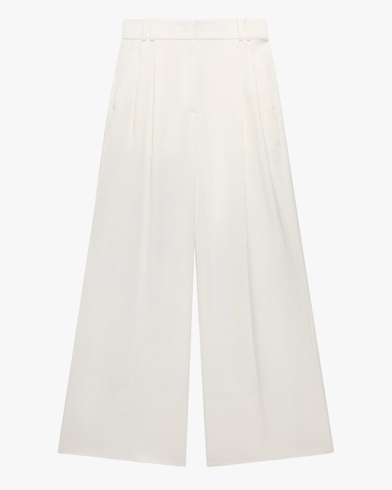 High Waisted Pleated Trouser