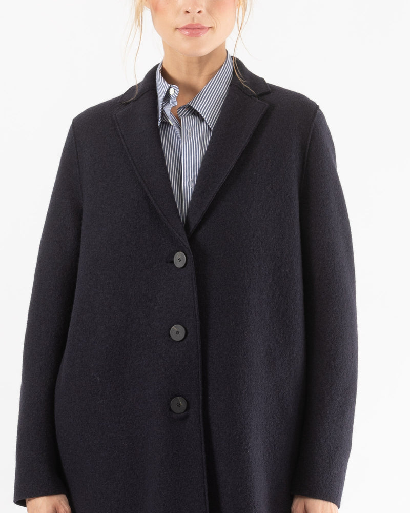 Boiled Wool Coat