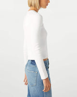 Slim Rib Long Sleeve Tee