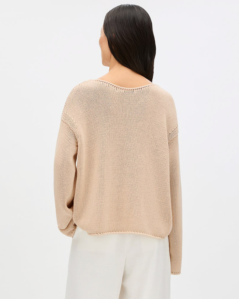 Draped Knit Sweater