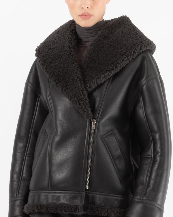 Leather Shearling Jacket