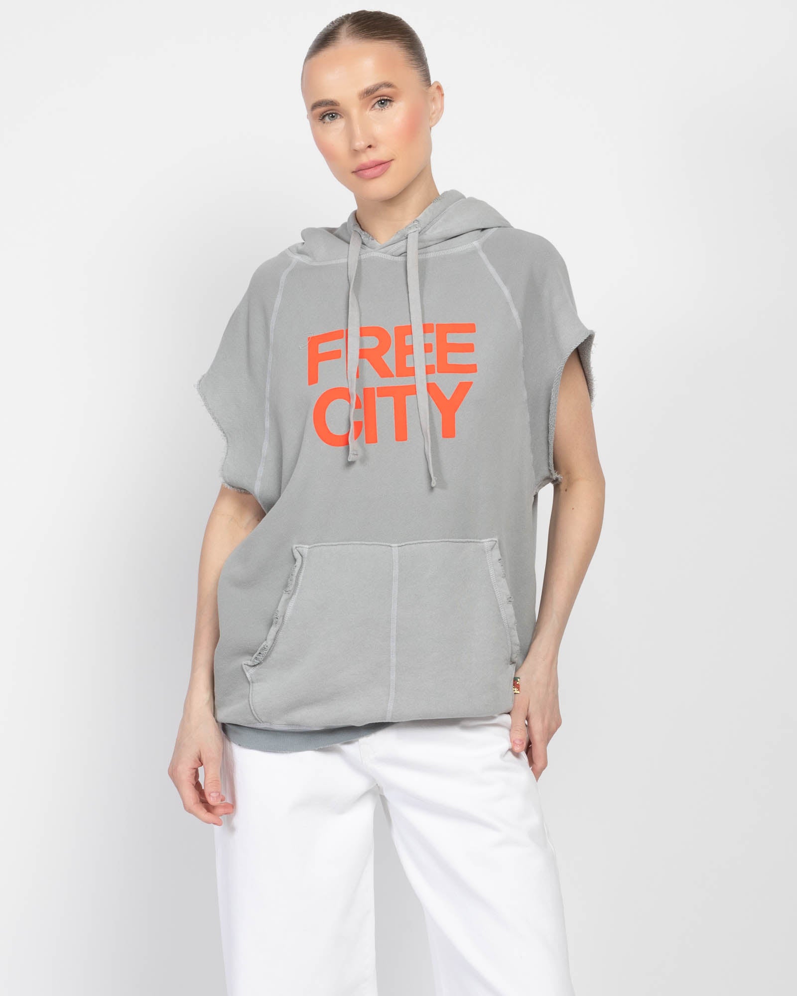 FREE CITY スウェット　レア FREE CITY Cutoff Superyumm Hoodie
