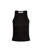 Ribbed High Neck Tank