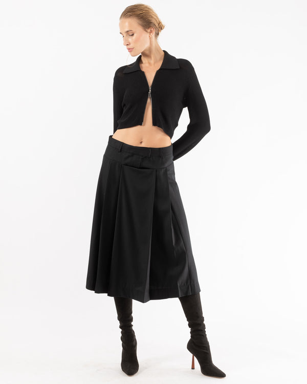 NXYBD Skirts for Women Woolen Plaid Midi Skirt Women Autumn Winter  Knee-length High Waist a Line Skirt Female with Belt (Color : Black, Size :  Lcode) price in UAE,  UAE