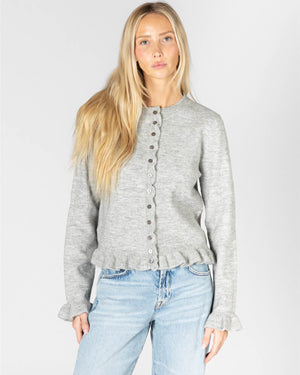 Ruffle Cardigan