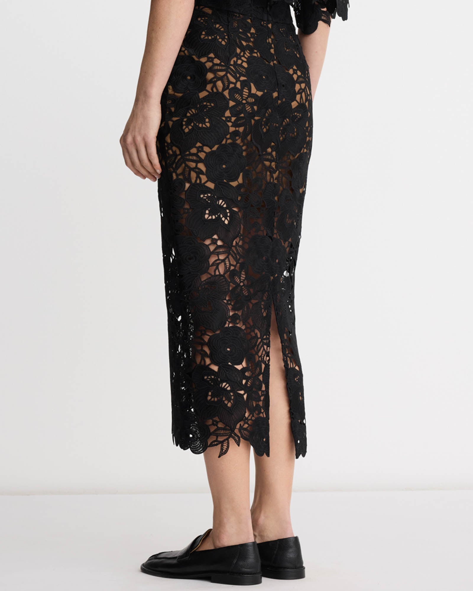 Lace Pencil Skirt