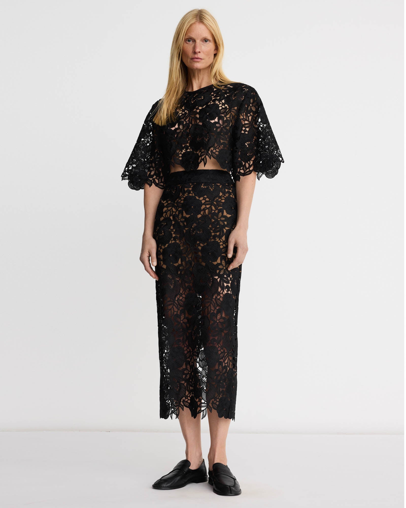 Lace Pencil Skirt