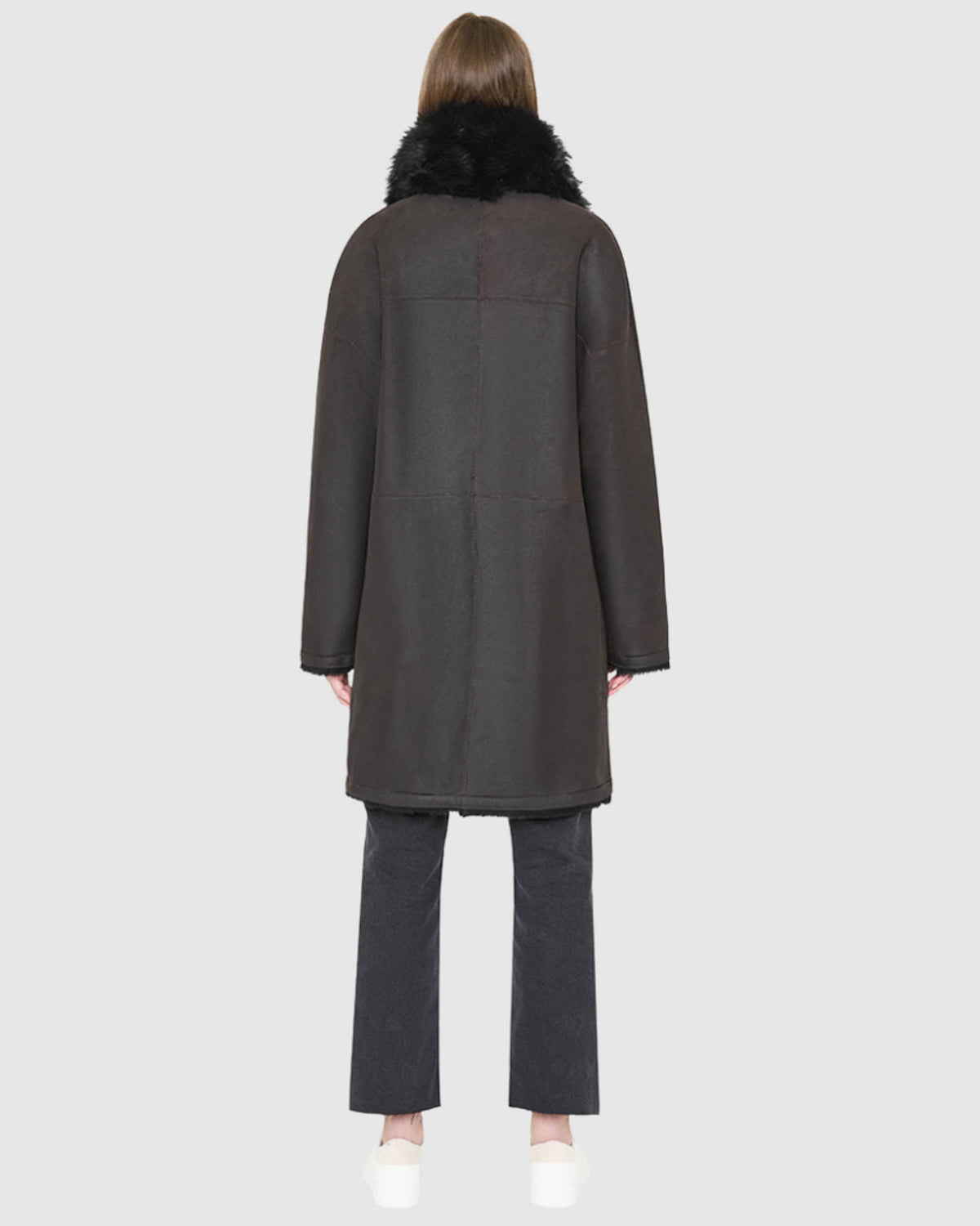August Reversible Shearling Coat