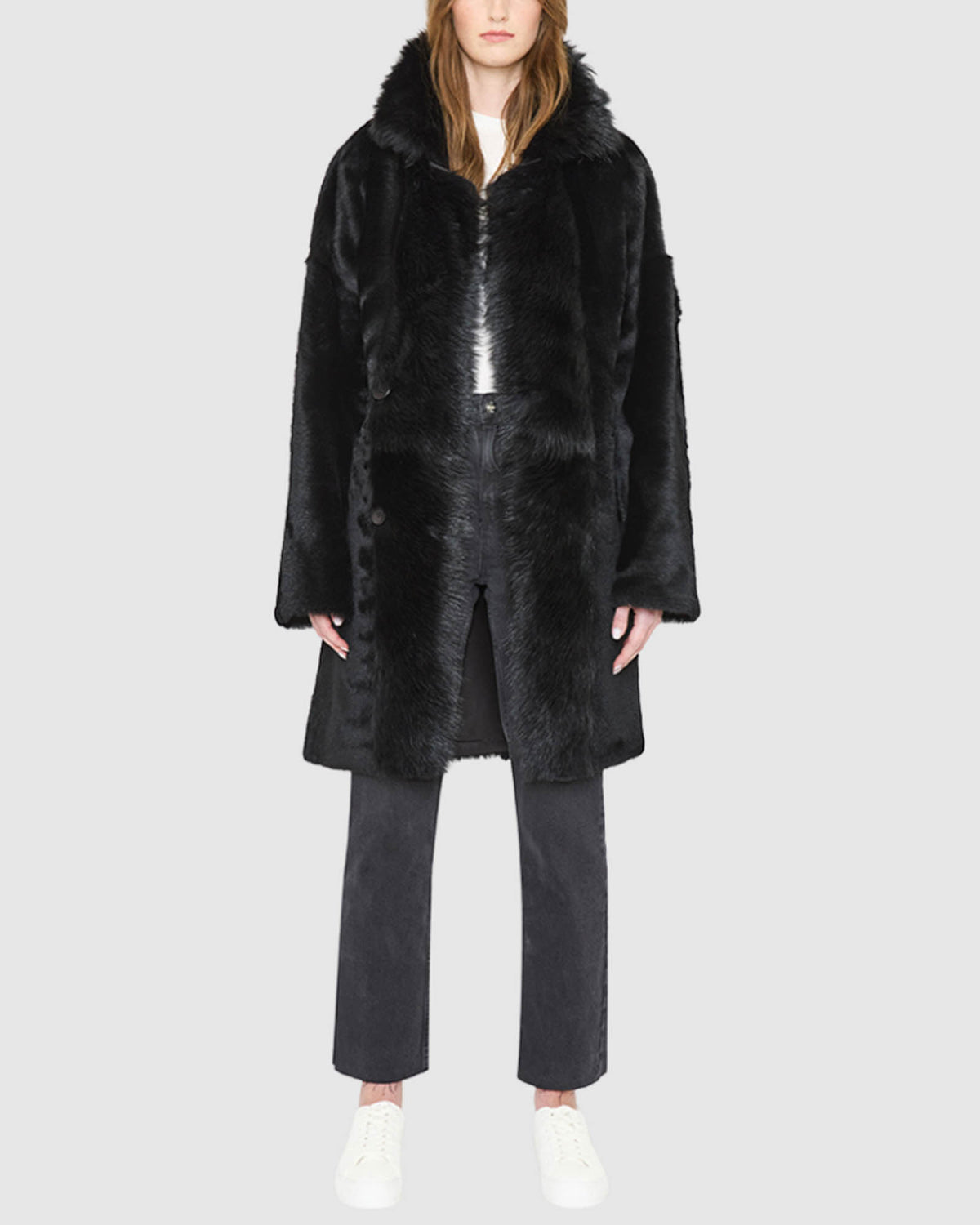 August Reversible Shearling Coat
