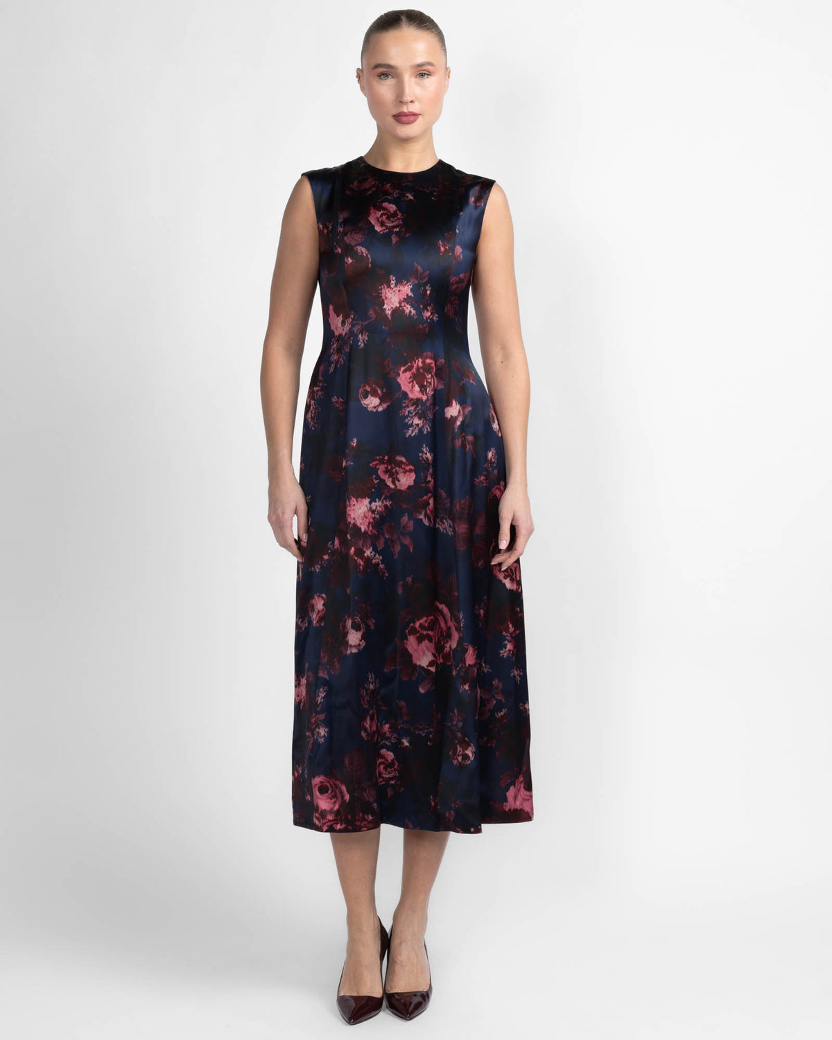 Duchess Sleeveless Midi Dress