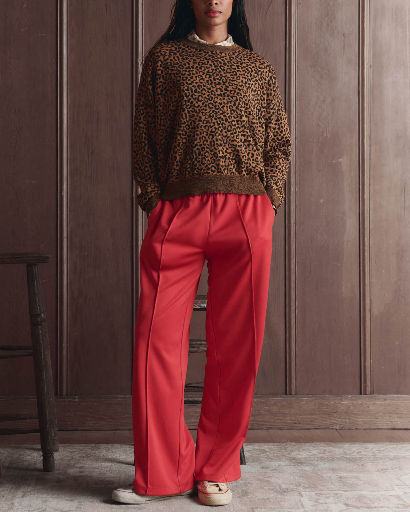 The Wide Leg Track Pant