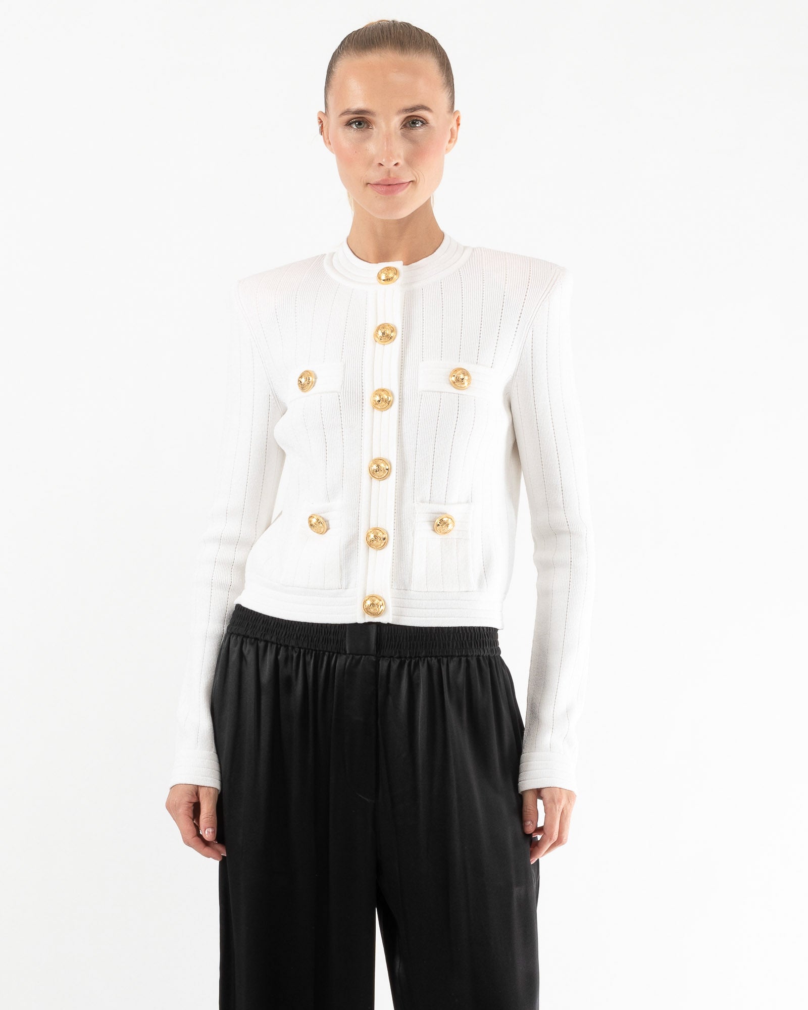BALMAIN Short Zip Cardigan | TNT - The New Trend | Shop