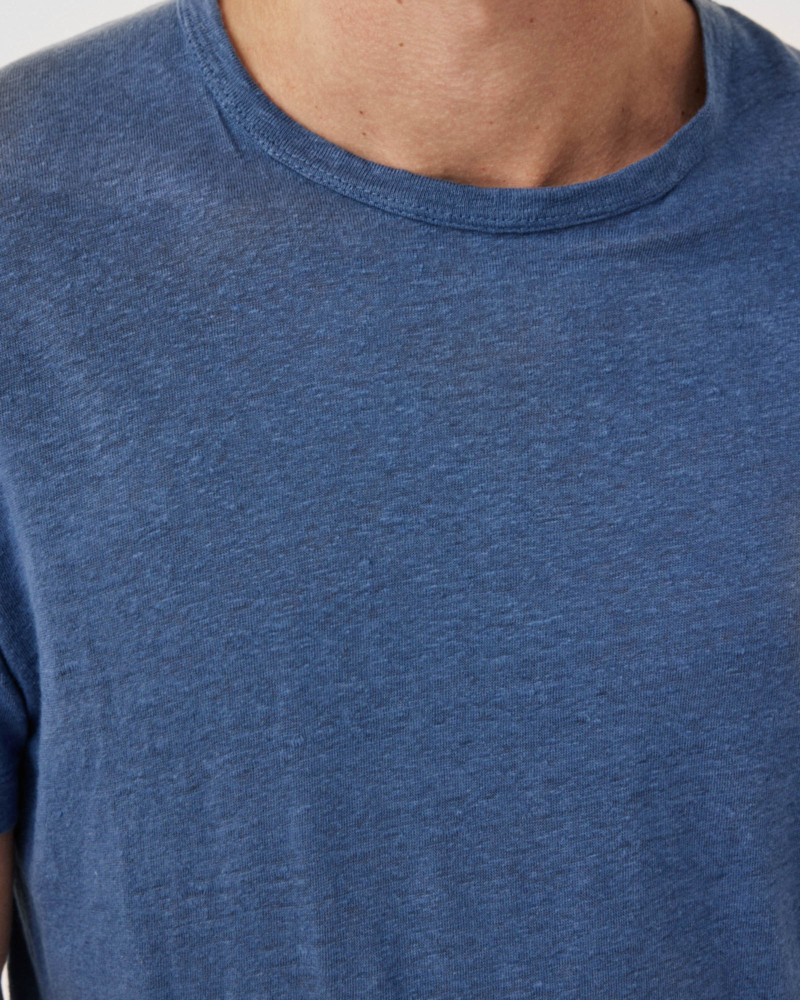 Linen Crew Neck Short Sleeve