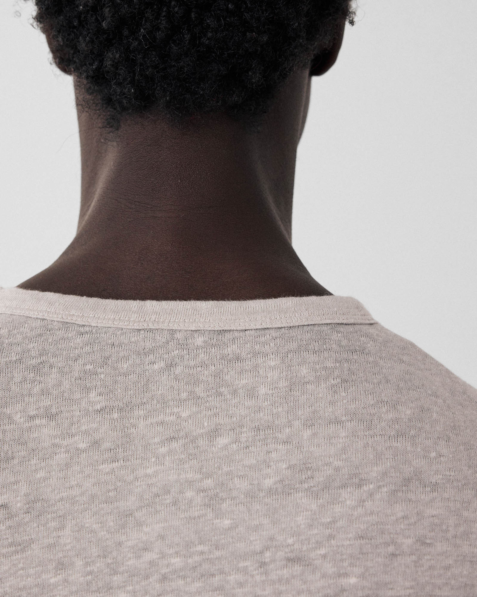 Linen Crew Neck Short Sleeve