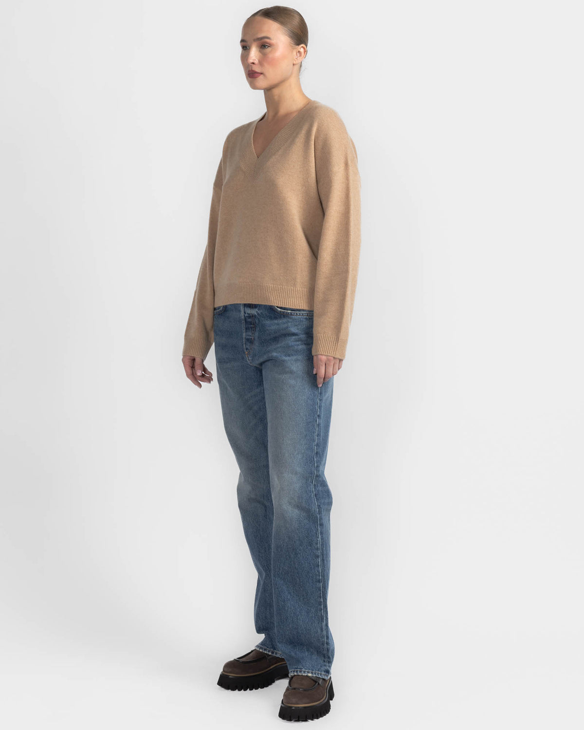 Chunky V Sweater