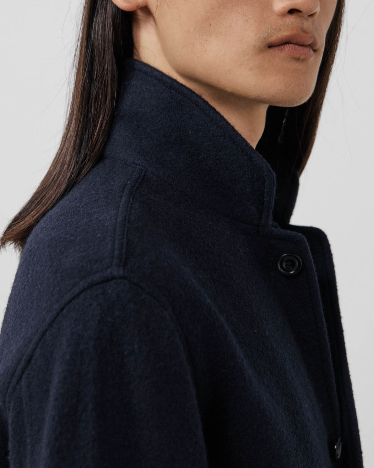 Boiled Wool Light Jacket