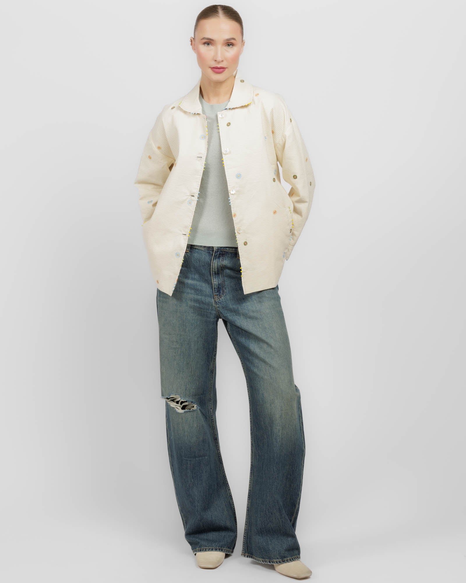 Hand Painted Reversible Jacket