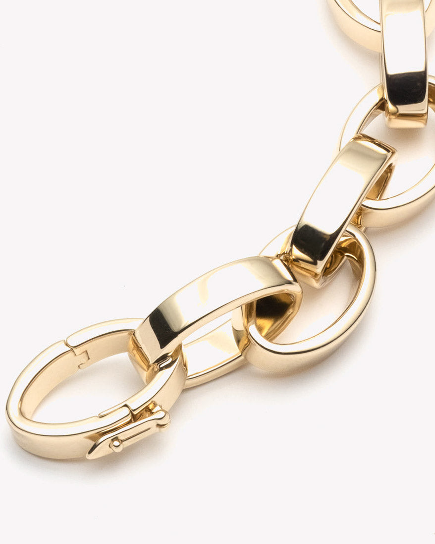 Large Ellipse Link Bracelet