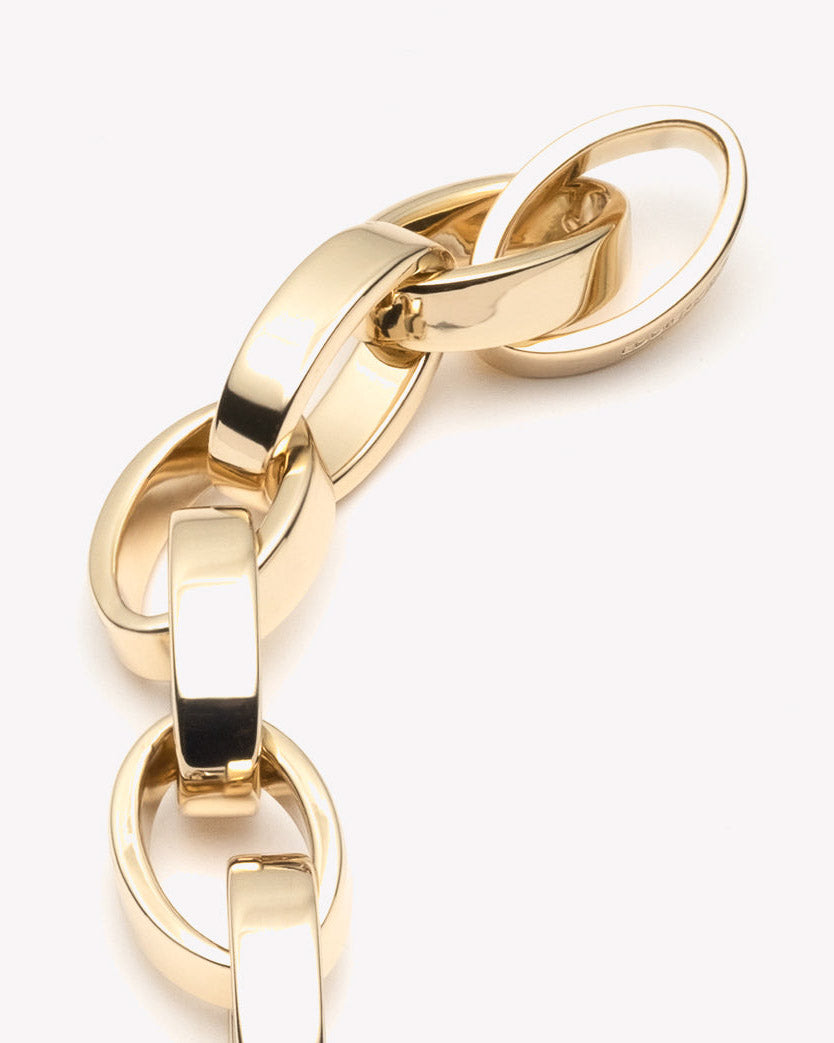 Large Ellipse Link Bracelet