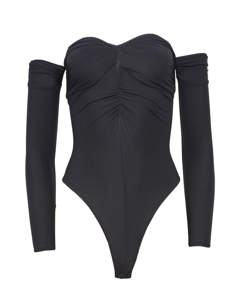 Jersey Ruched Bodysuit