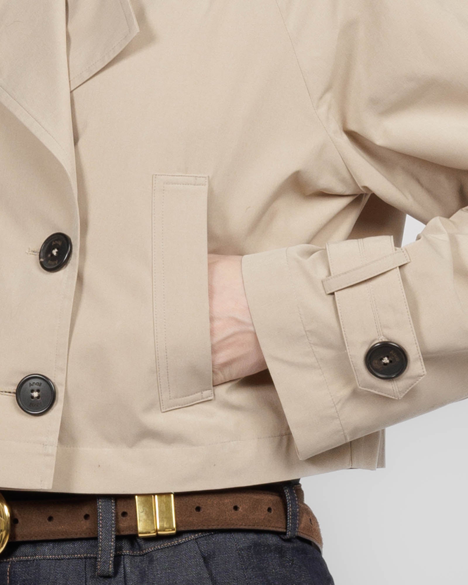 Crop Pea Coat