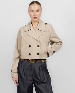 Crop Pea Coat