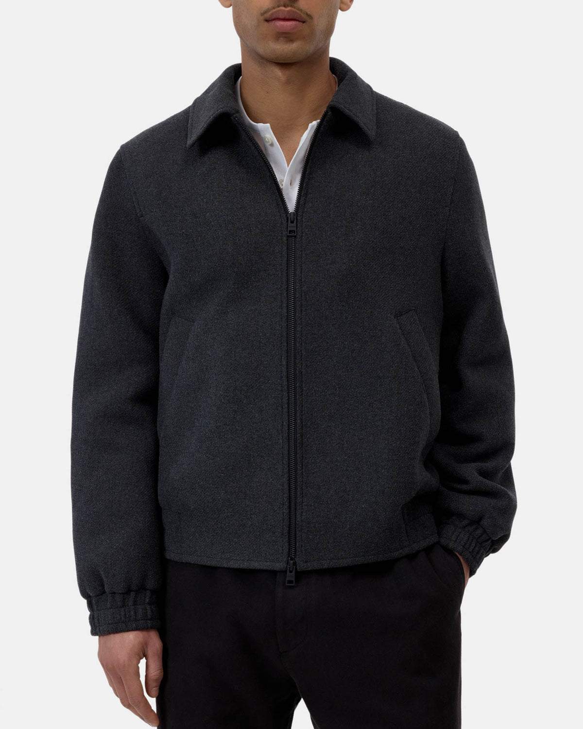 Wool Blouson Jacket