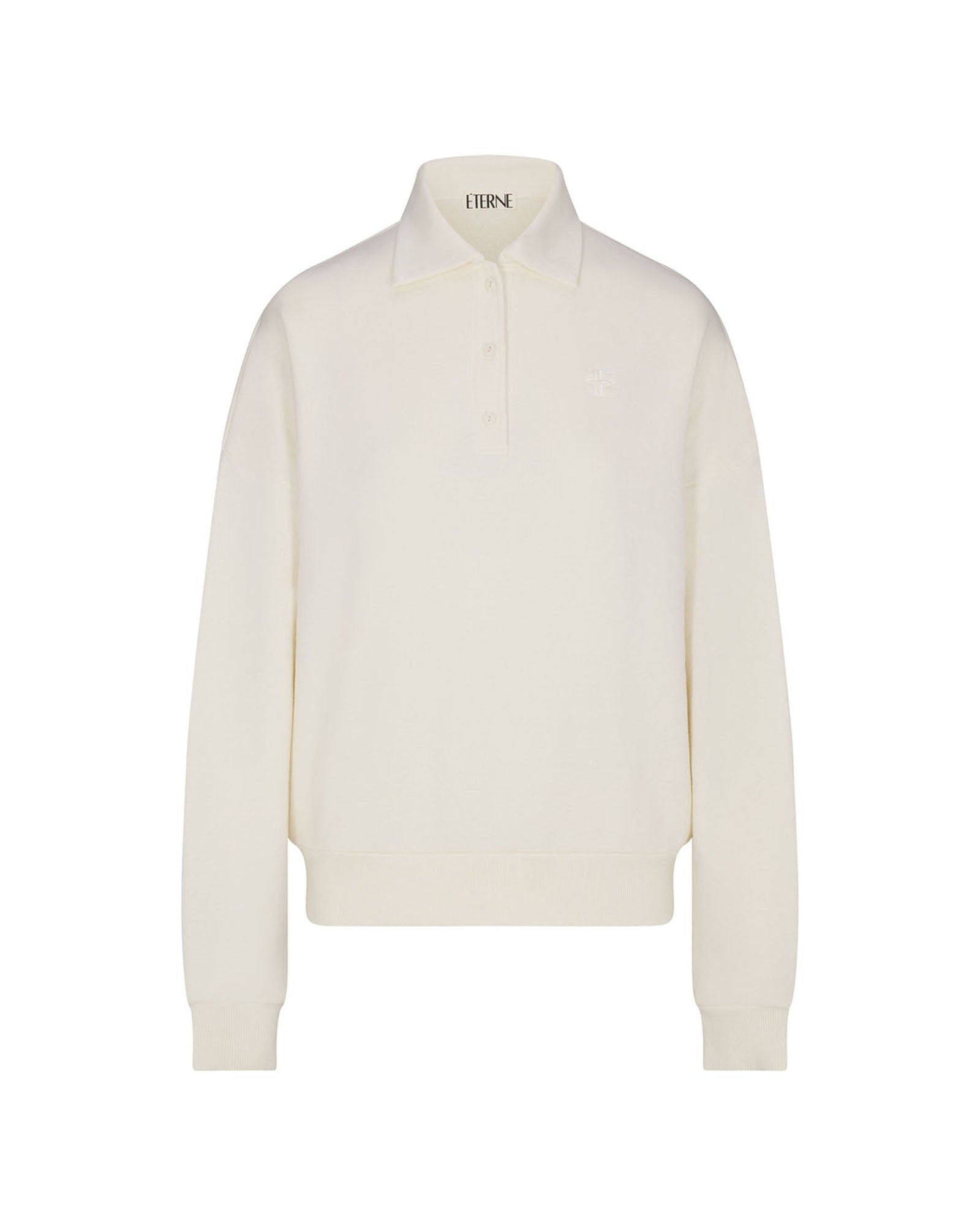 Oversized Polo Sweatshirt