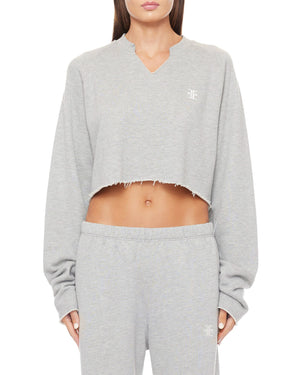 Sweat-shirt raglan à manches longues