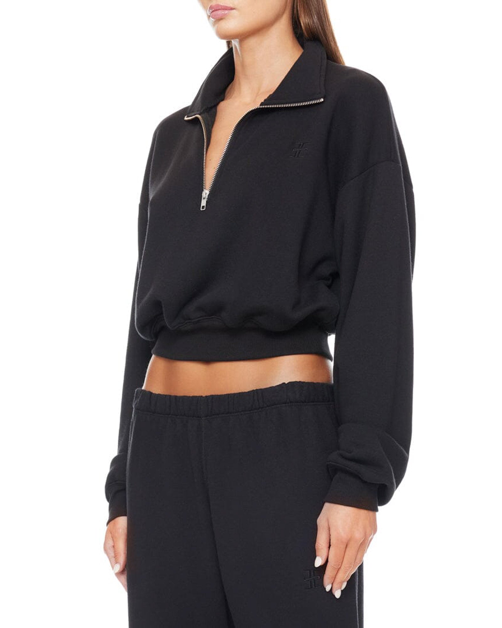 送料無料 通販 ファッション ETERNE Crop Half-Zip Sweatshirt | TNT - The New Trend | Shop トップス
