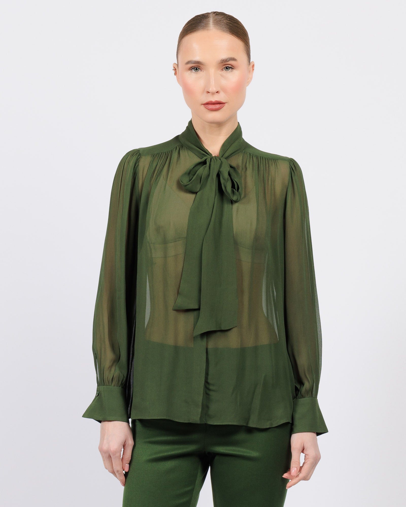 Thayer Tie Neck Blouse