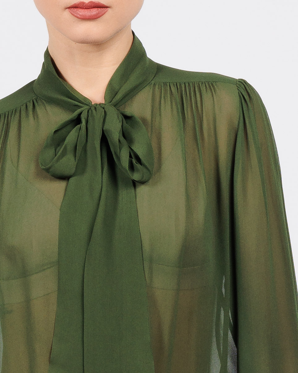 Thayer Tie Neck Blouse