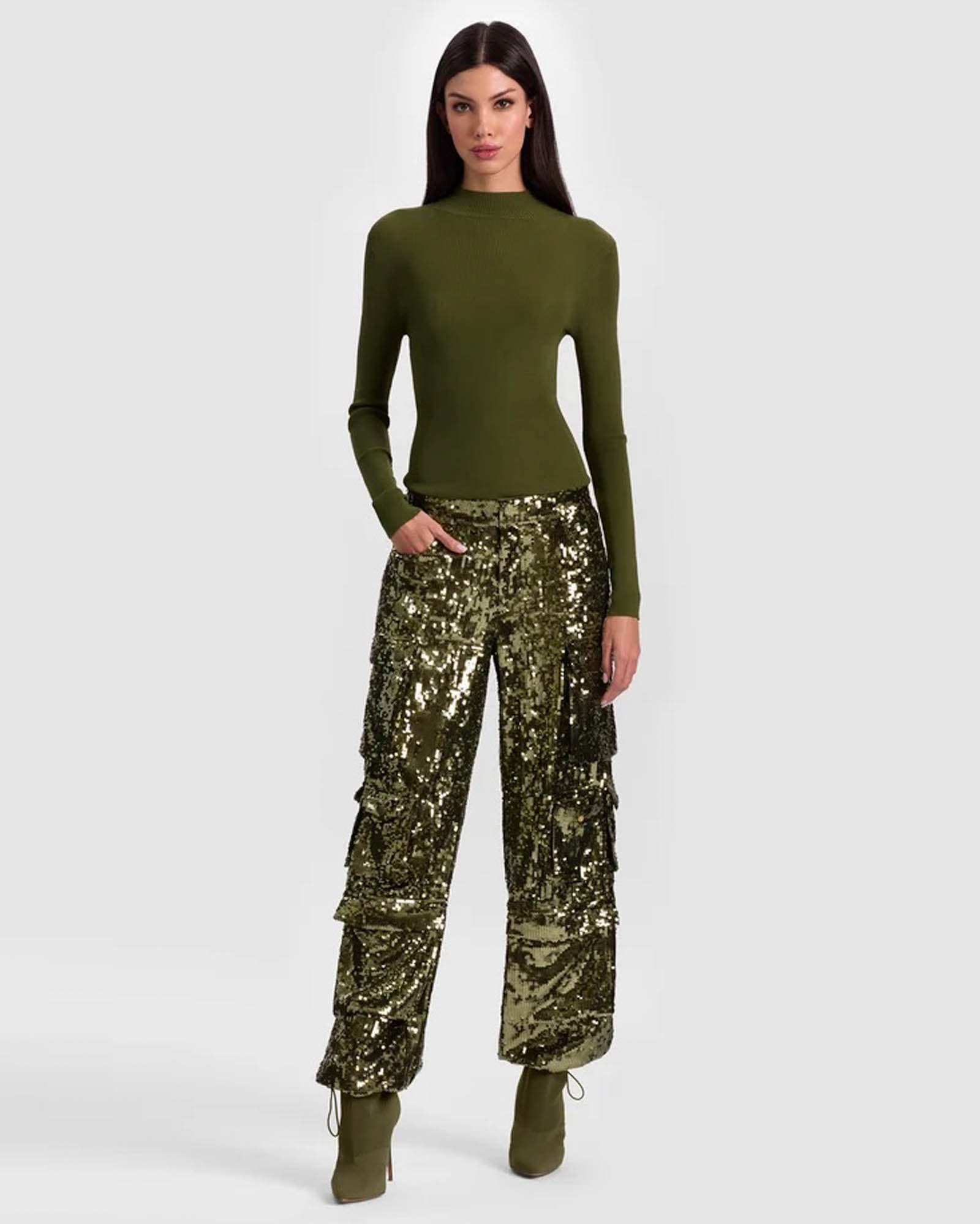 Olympia Sequin Cargo Pants