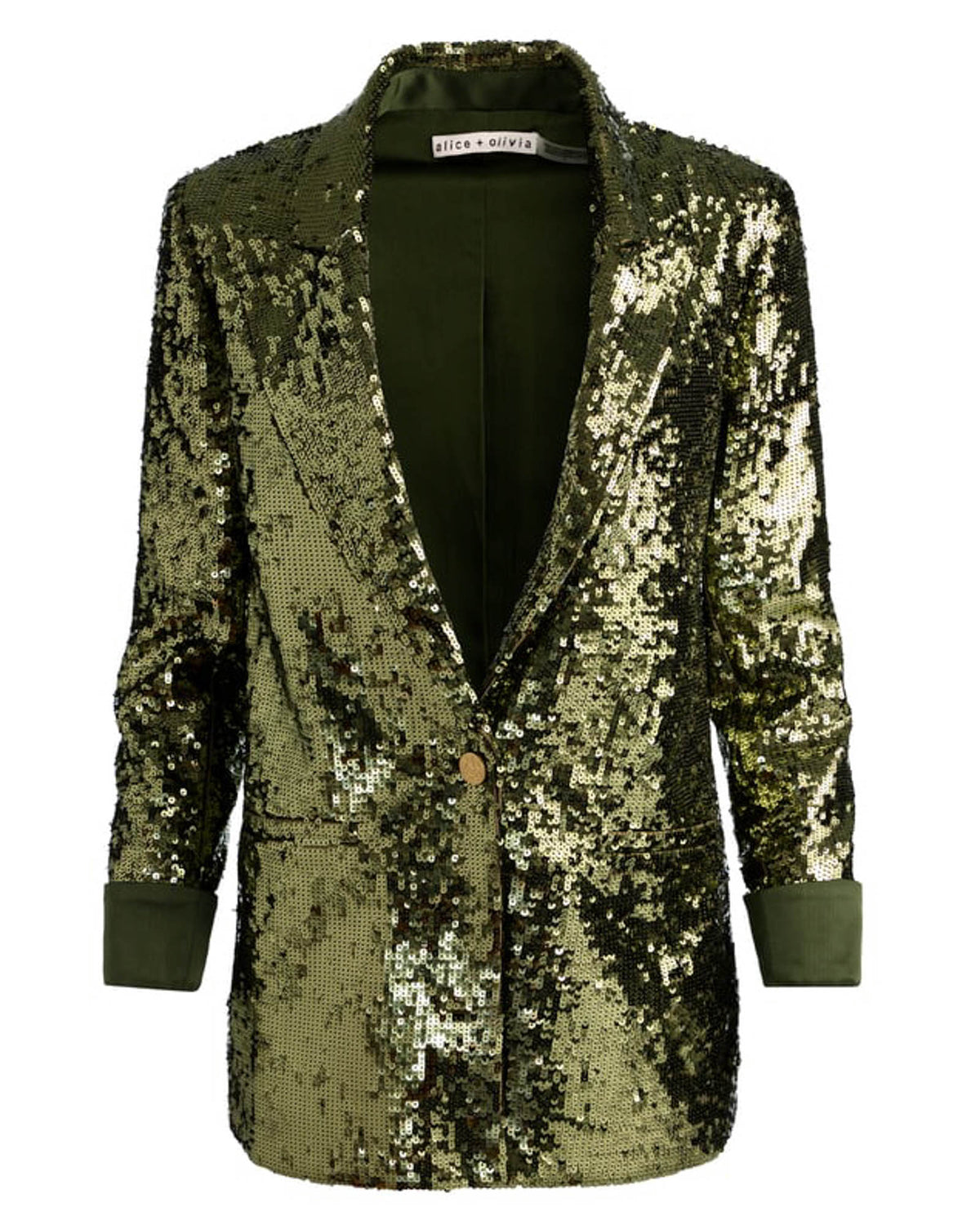 ALICE + OLIVIA Quincy Sequin Blazer