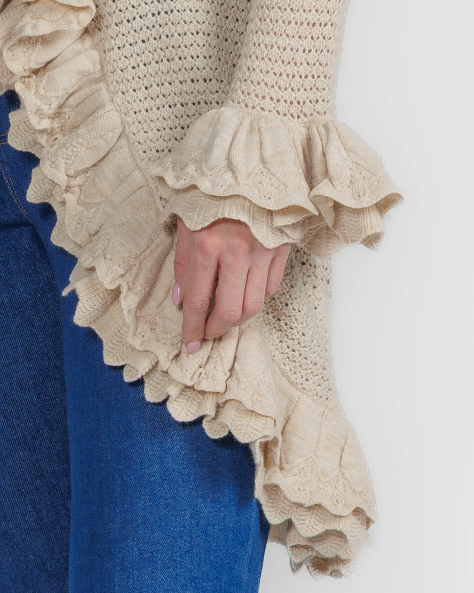 Yara Ruffle Cardigan