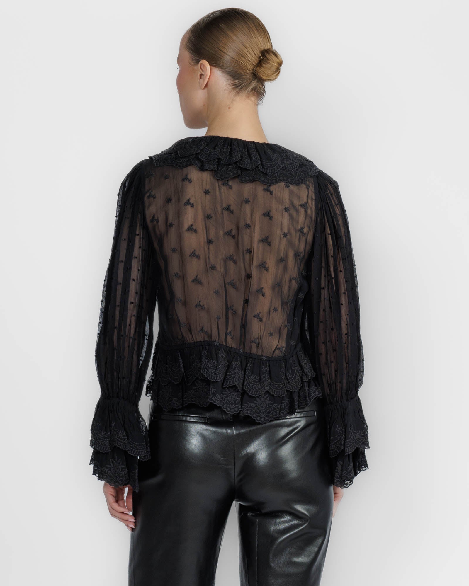 Tenney Ruffle Top