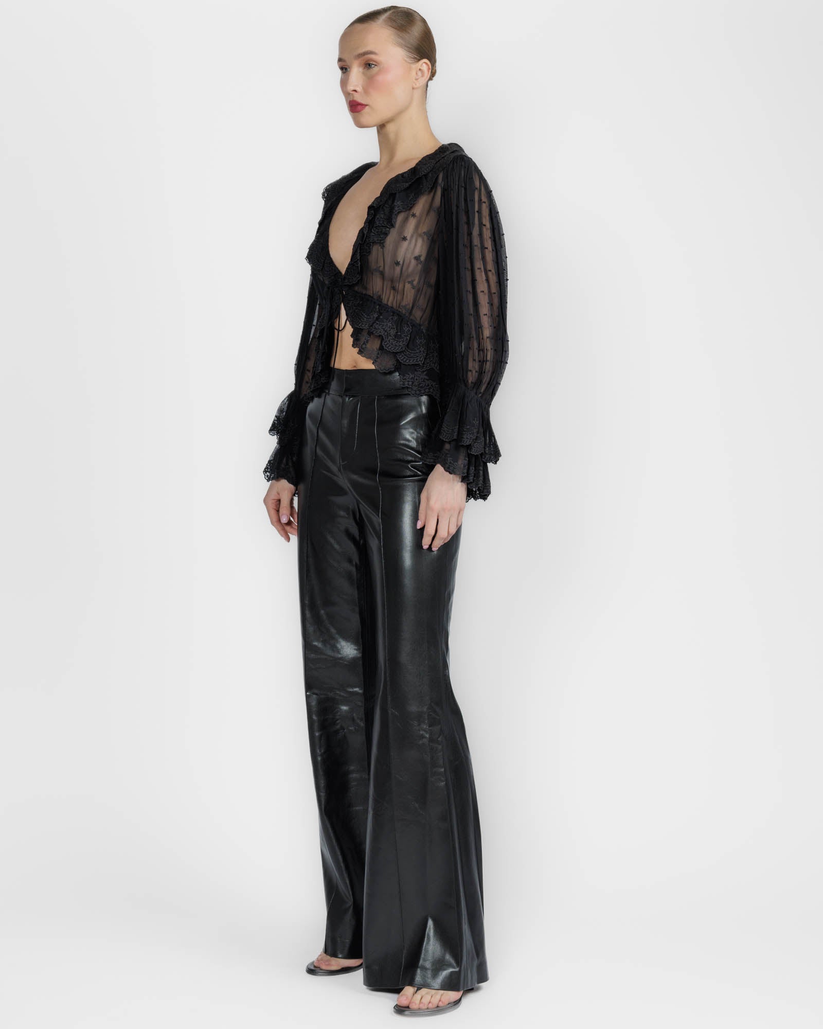 Tenney Ruffle Top